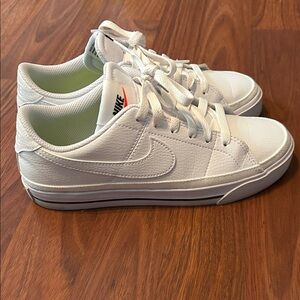 Nike White Sneakers Size 6